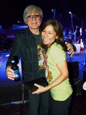 Leonid and Friends Fan in Apple Green "Perfect Tee" TShirt with Vladimir Popov in Indigo